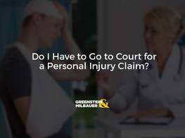 Do I Have to Go to Court for a Personal Injury Claim?