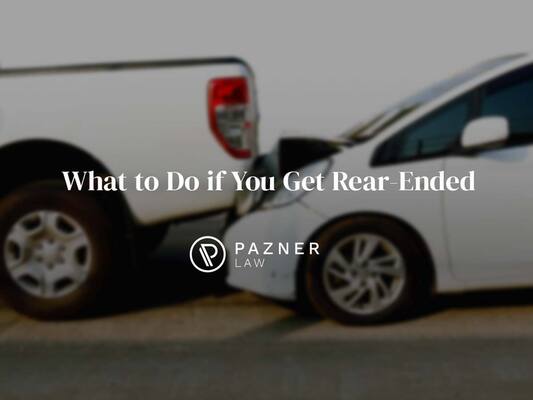 What To Do If You Get Rear Ended Your Steps To Compensation